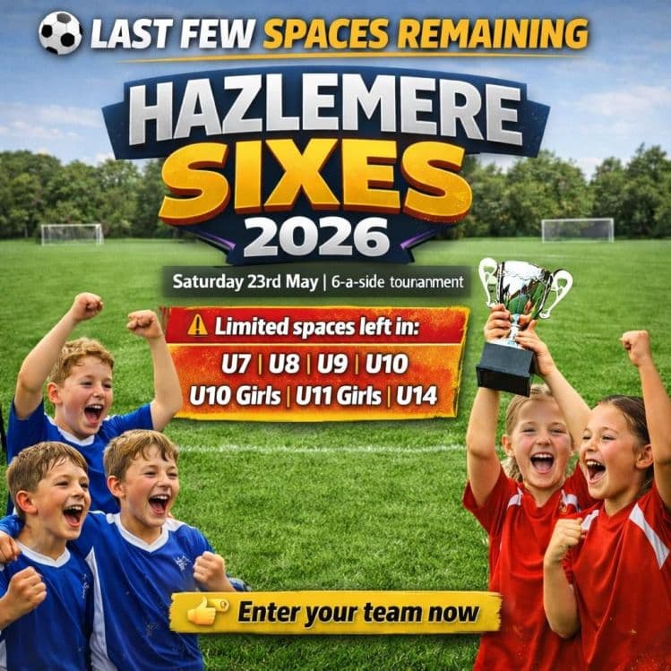 Hazlemere Sixes flyer