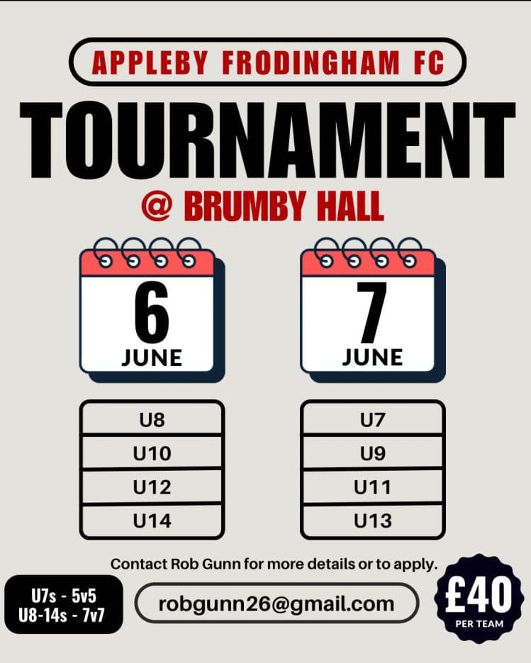 Appleby Frodingham Tournament flyer