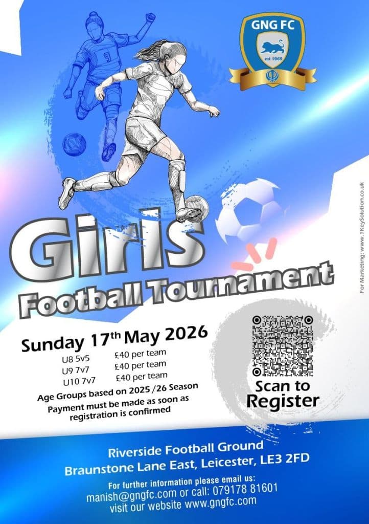 GNG Girls Football Tournament - GIRLS ONLY flyer