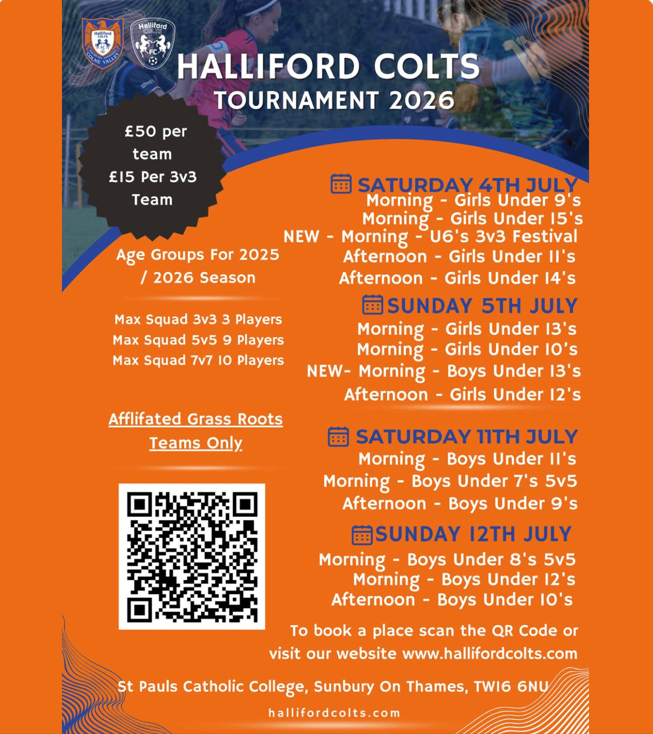 Halliford Colts Tournament 2026