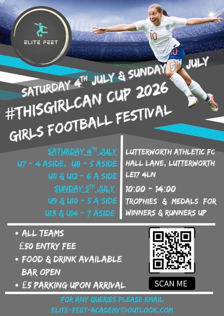 Elite Feet #Thisgirlcan Cup - GIRLS ONLY flyer