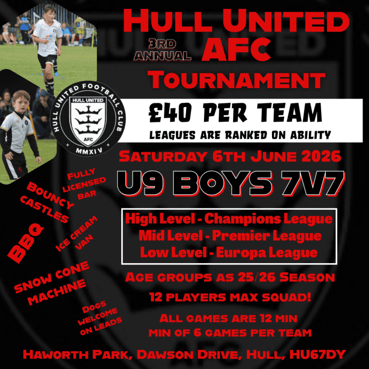 Hull United AFC - U9 Boys Tournament