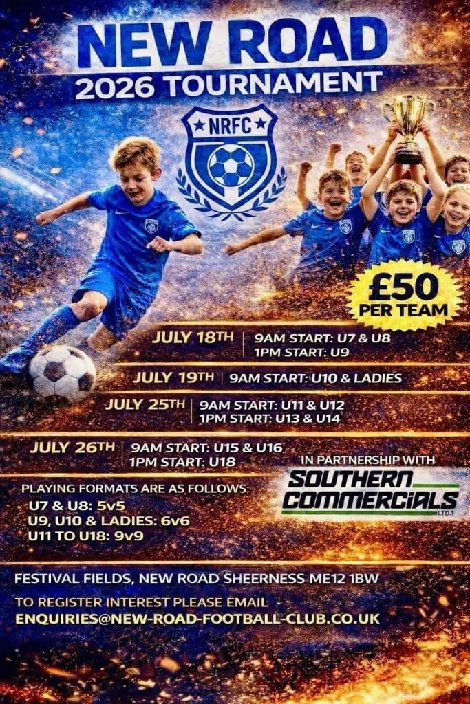 New Road Tournament flyer