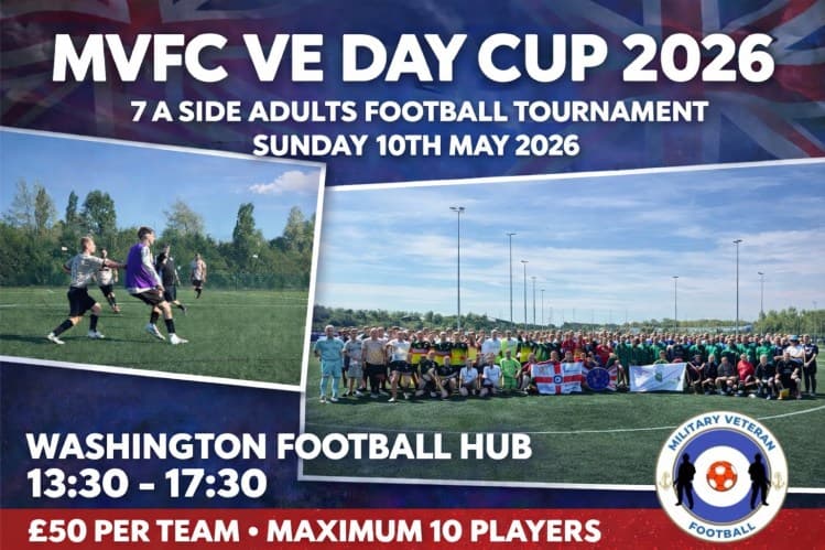 MVFC VE Day Cup flyer