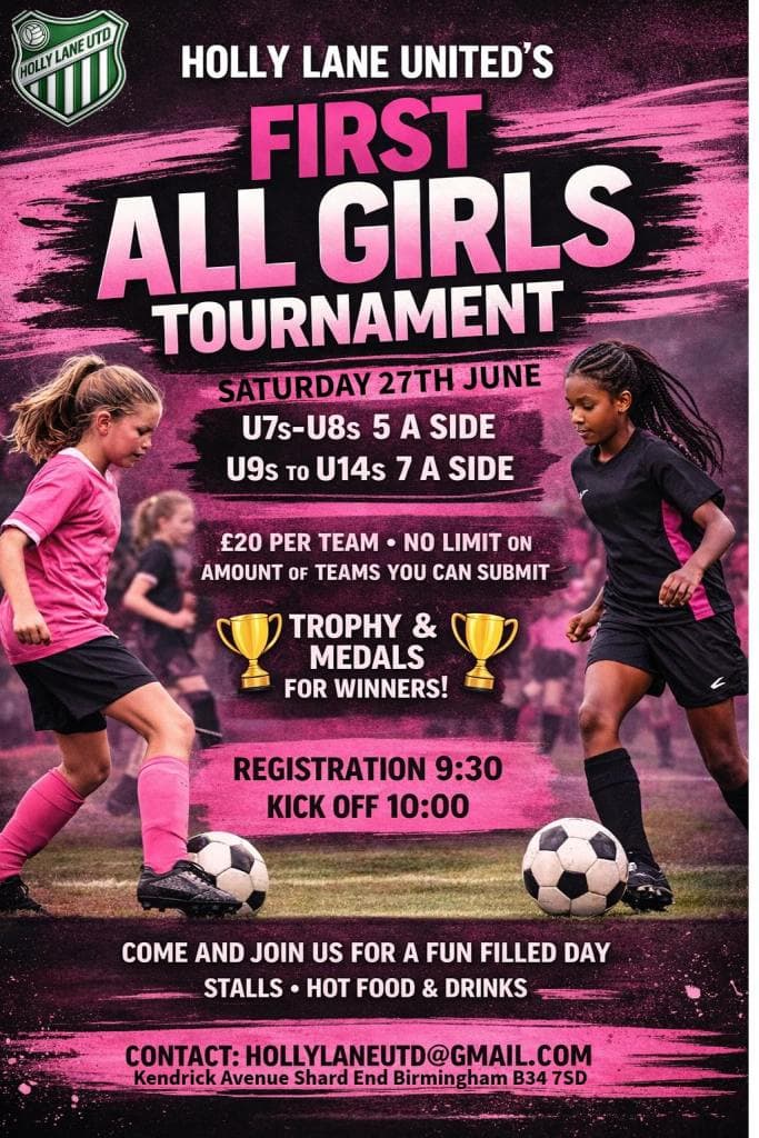 Holly Lane United Tournament - GIRLS ONLY