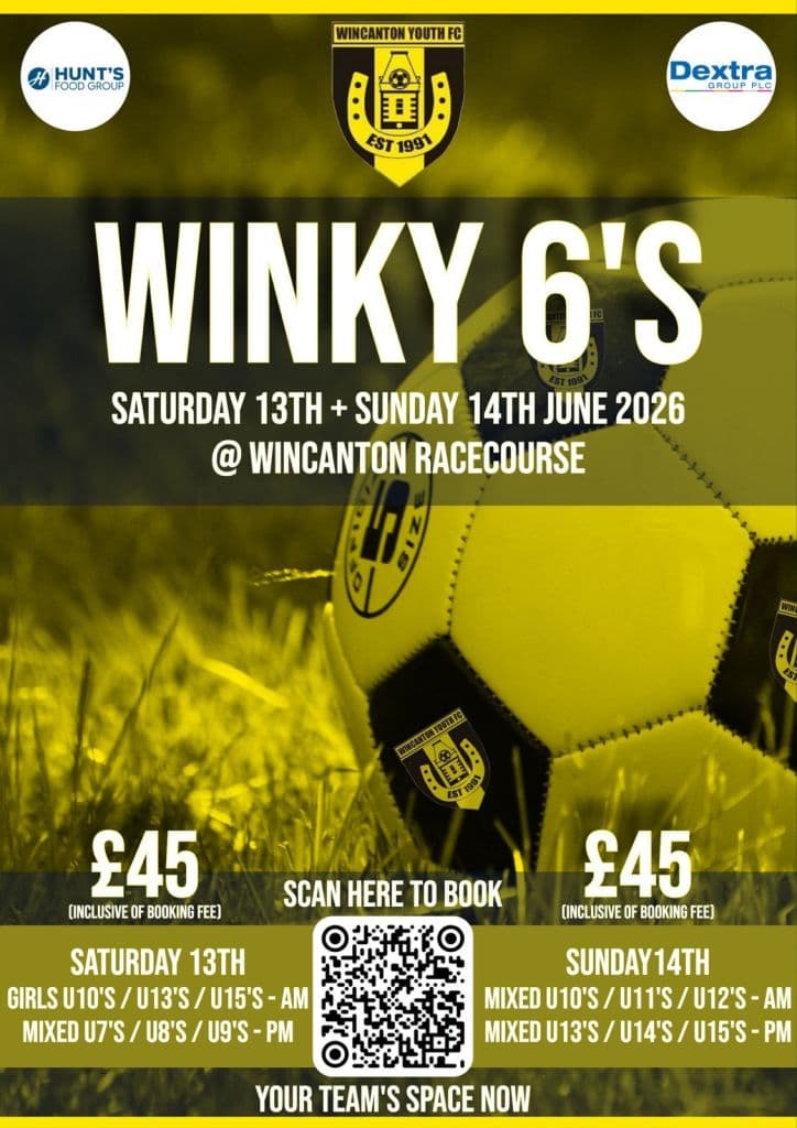 Winky 6's Football Tournament 2026 flyer