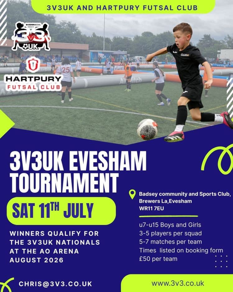 3V3UK Evesham Tournament flyer