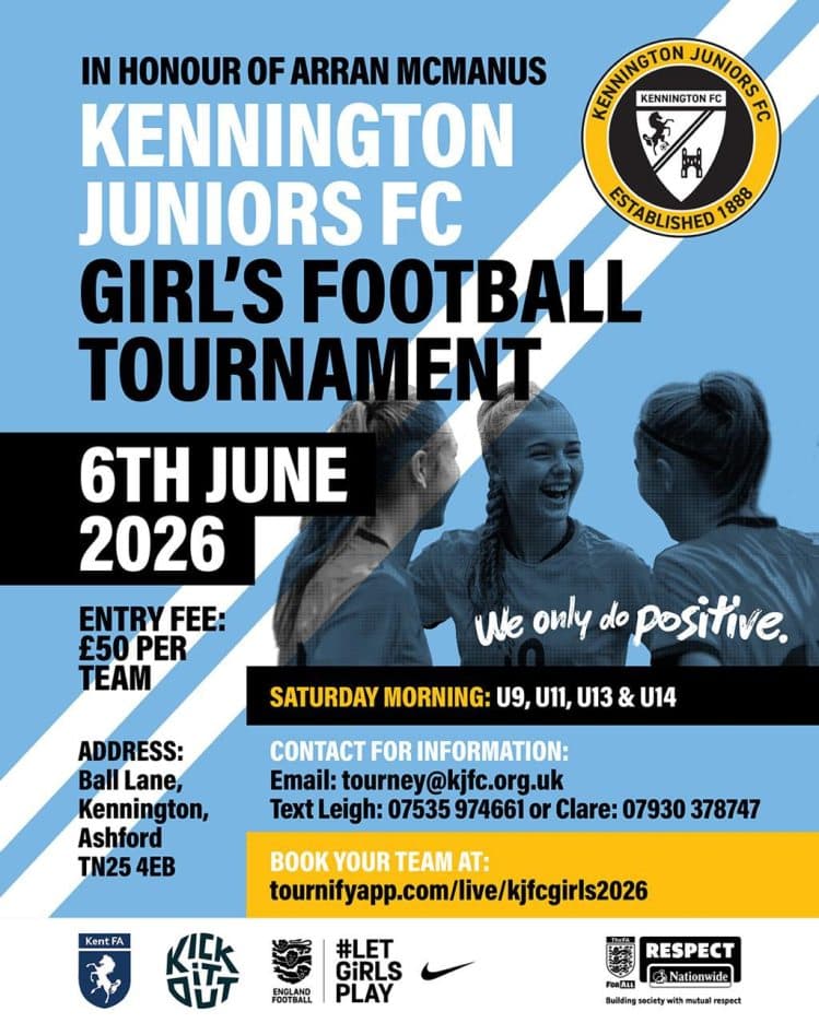 Kennington Tournament - GIRLS ONLY flyer