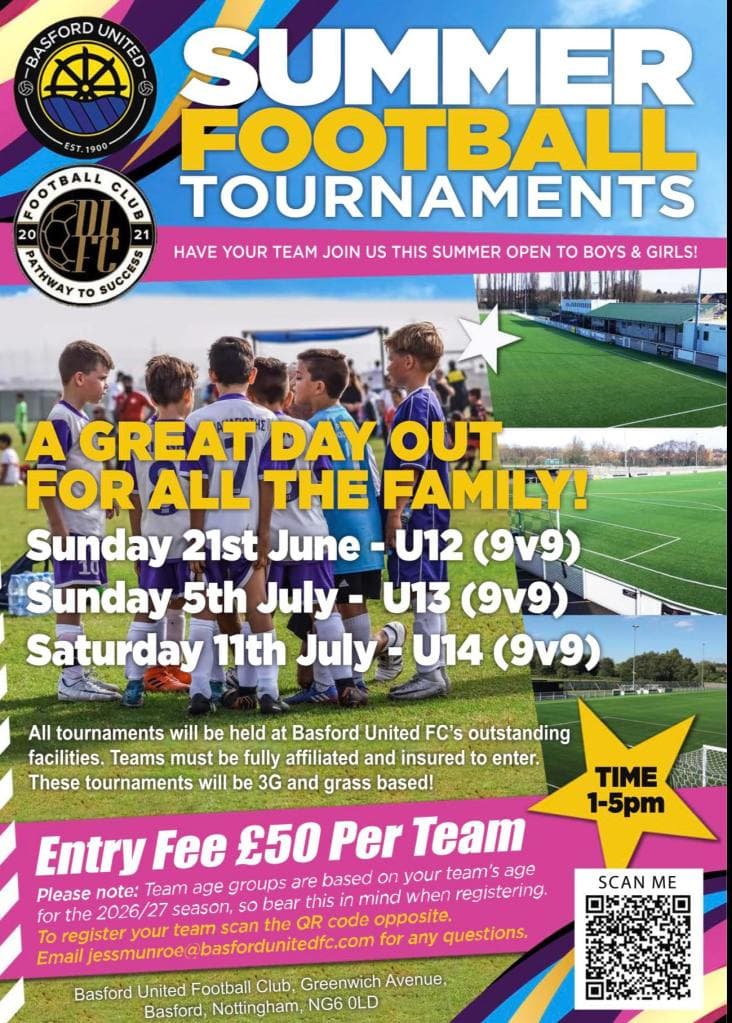 Basford United F.C Summer Tournaments
