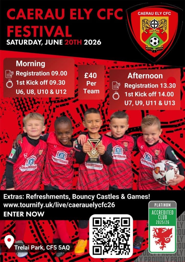 Caerau Ely CFC Festival flyer