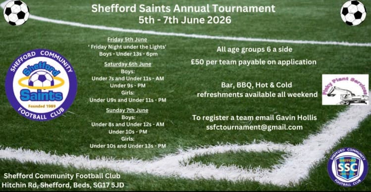 Shefford Saints Annual Tournament