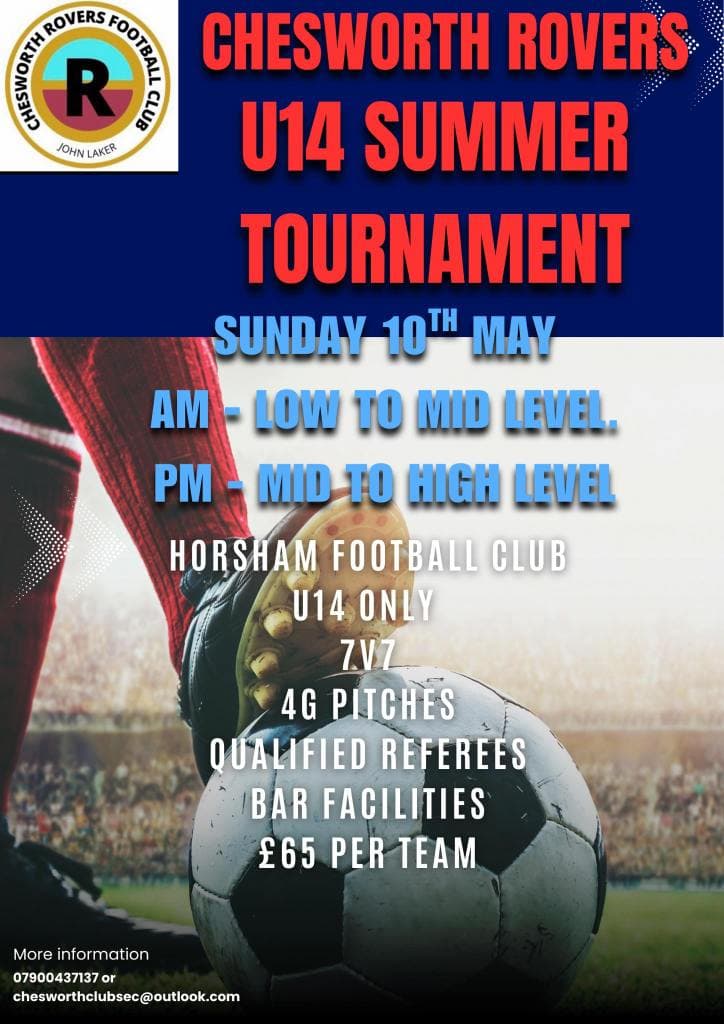 Chesworth Rovers U14 Summer Tournament