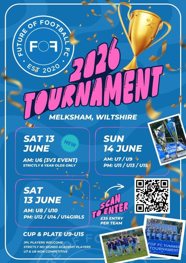 Future of Football Tournament flyer