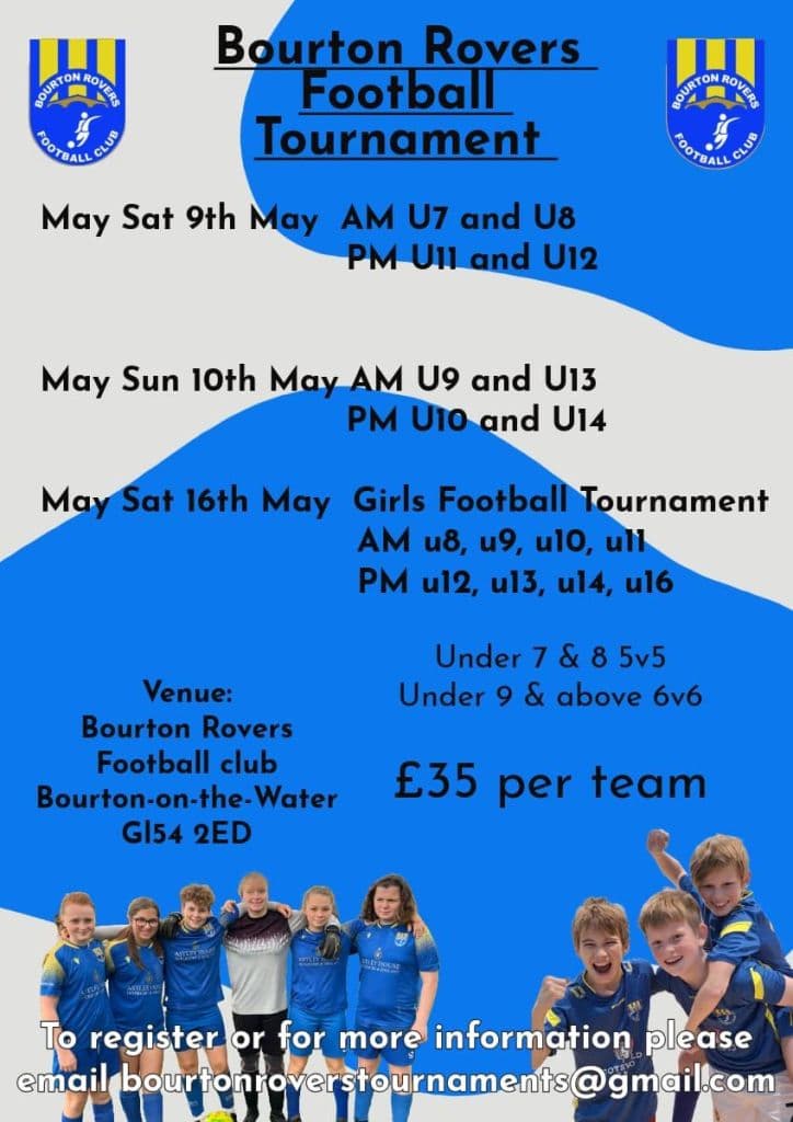 Bourton Rovers Youth Football Tournament - GIRLS ONLY
