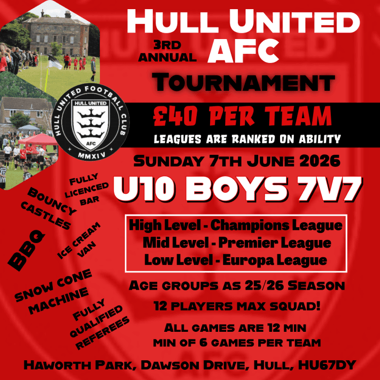 Hull United AFC - U10 Boys Tournament