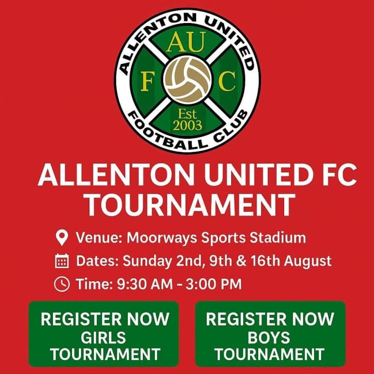 Allenton United Tournament flyer