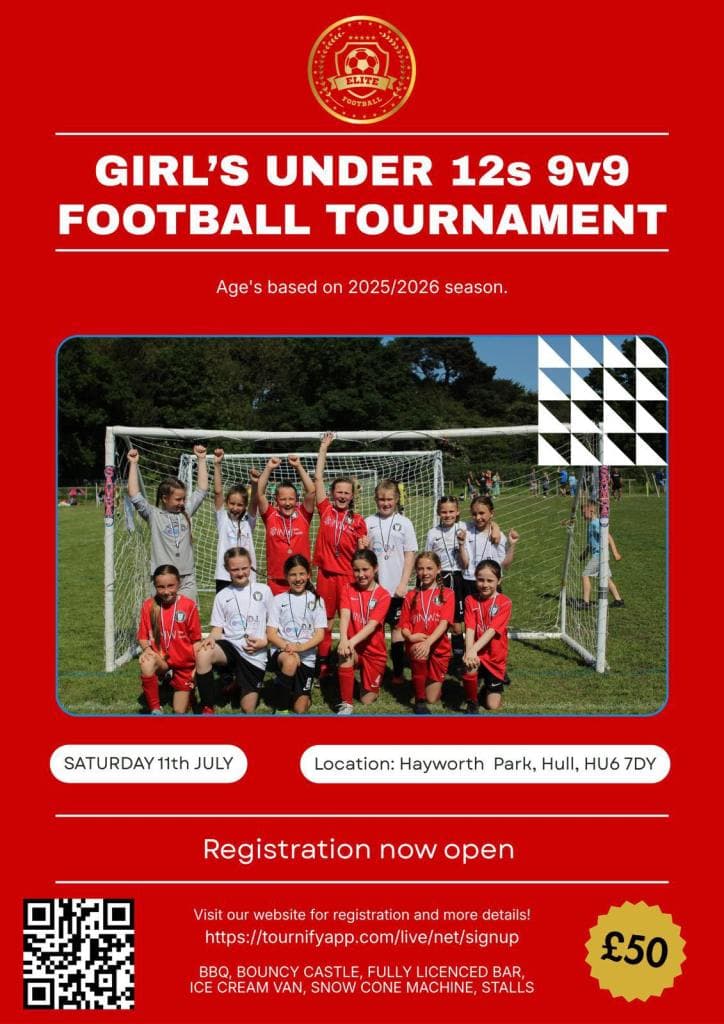 National Elite Football Tournament - U12 GIRLS ONLY