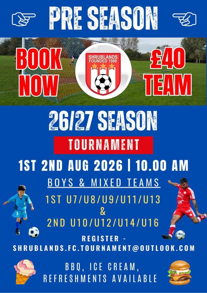 Shrublands FC Tournament