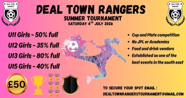 Deal Town Rangers Summer Tournament - GIRLS ONLY