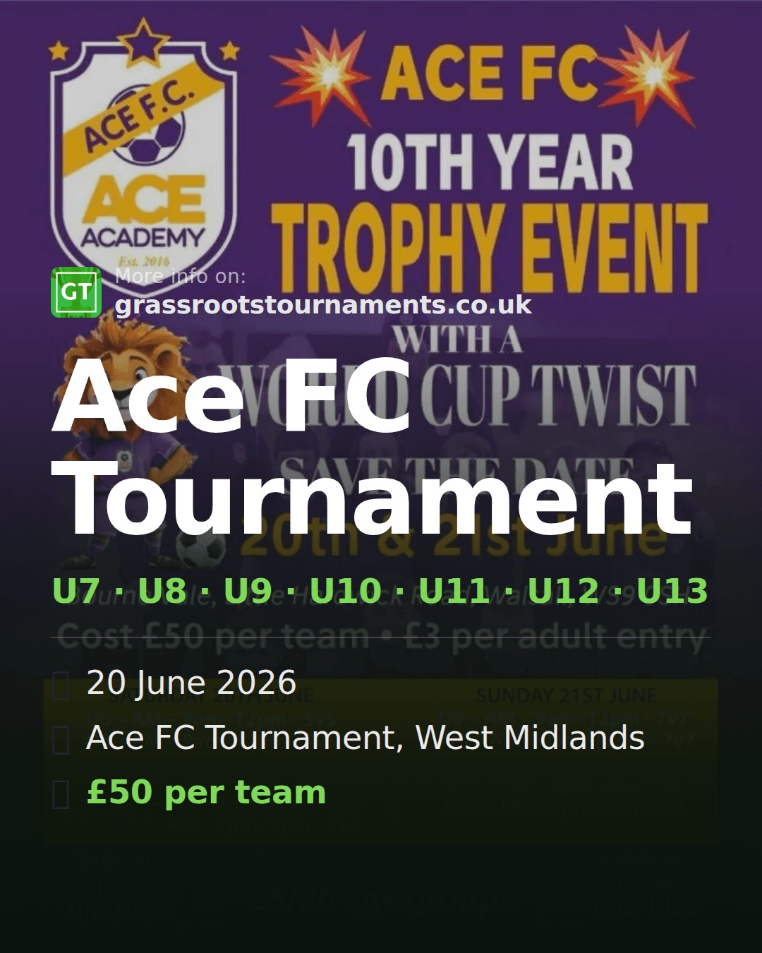 Ace FC Tournament — social preview