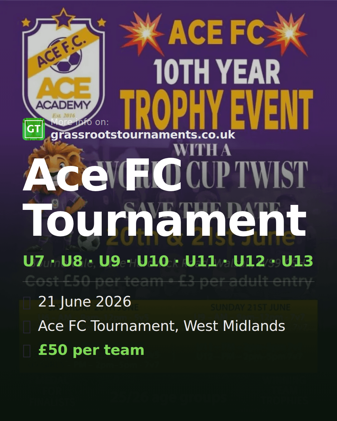 Ace FC Tournament — social preview