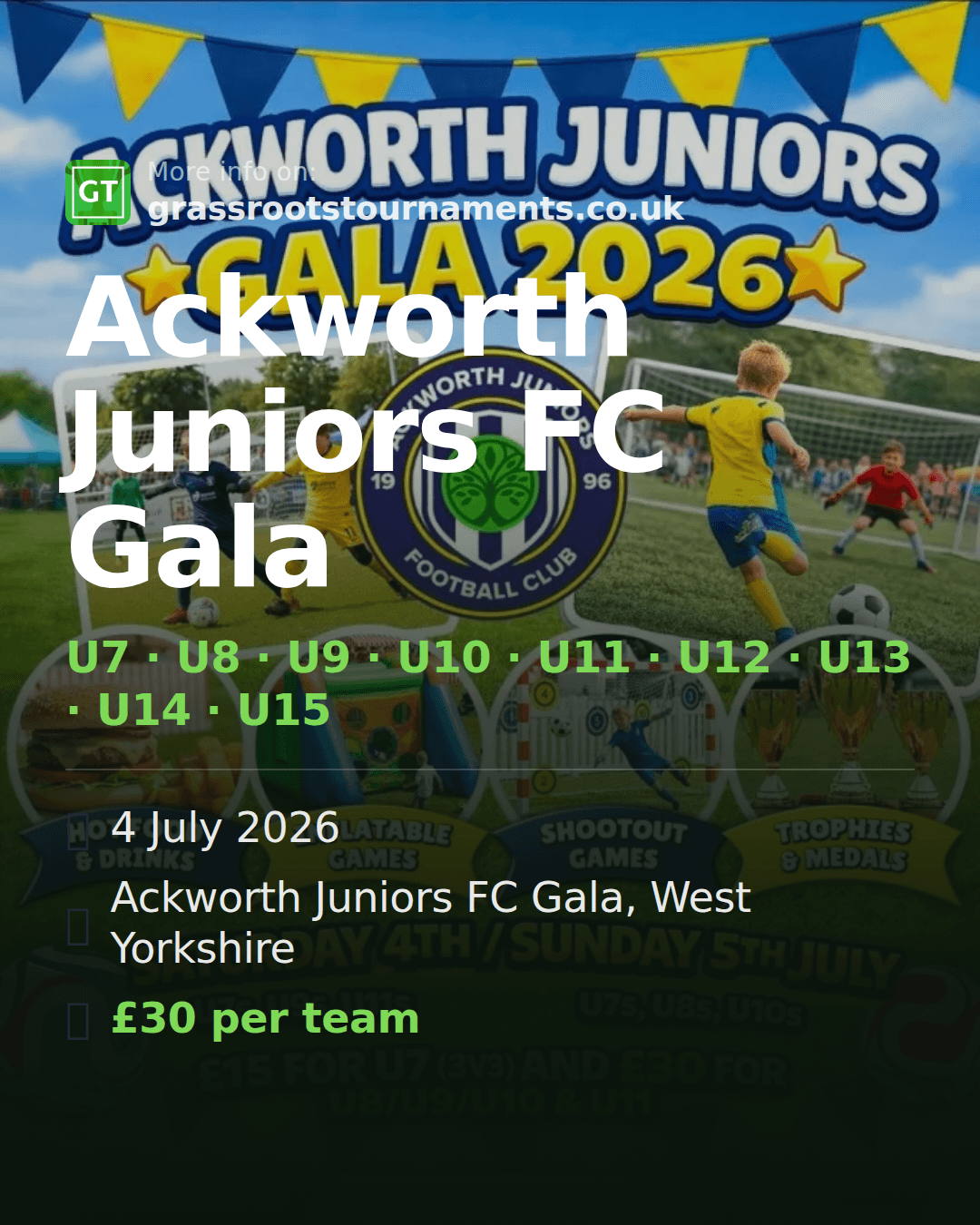 Ackworth Juniors FC Gala — social preview