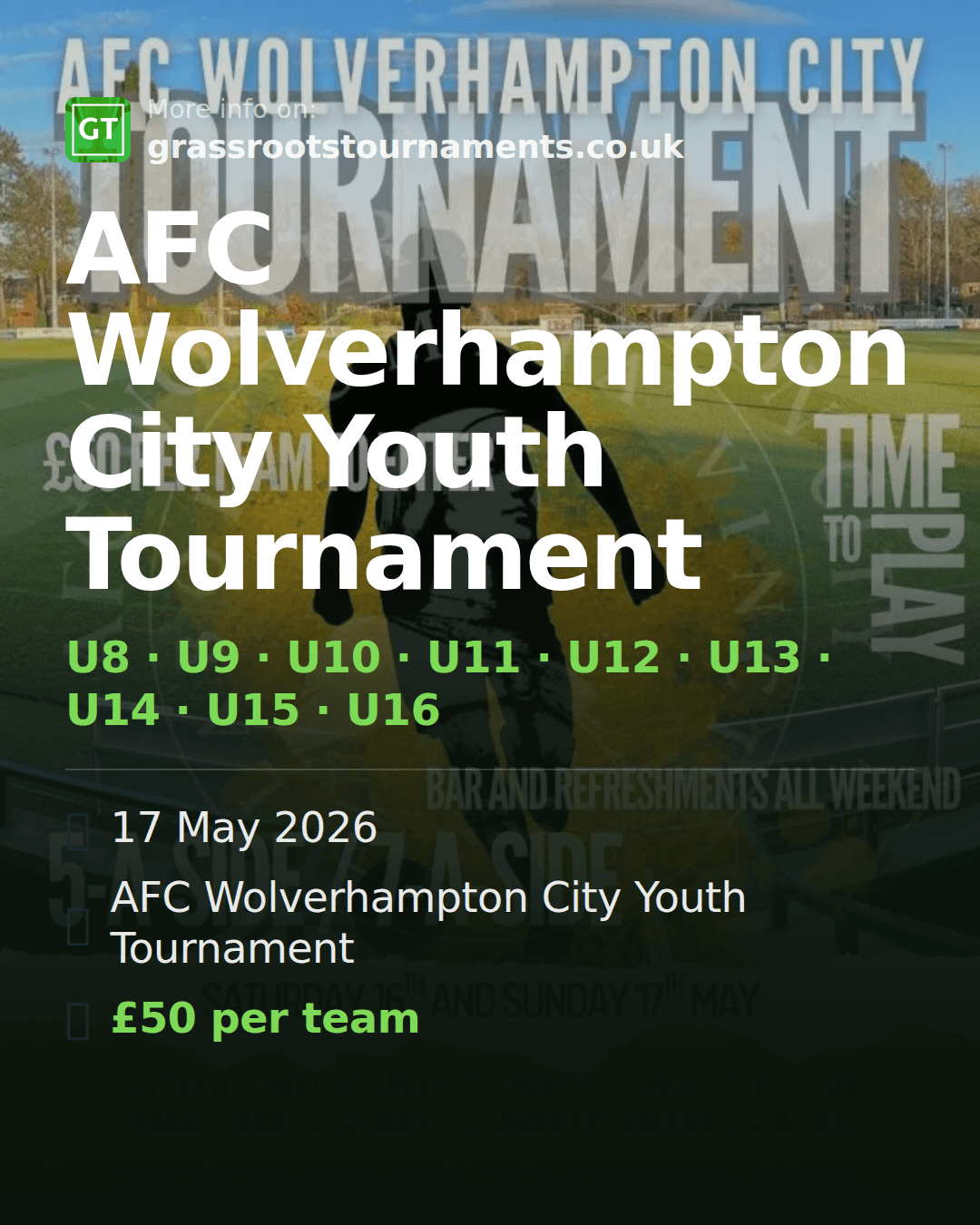 AFC Wolverhampton City Youth Tournament — social preview