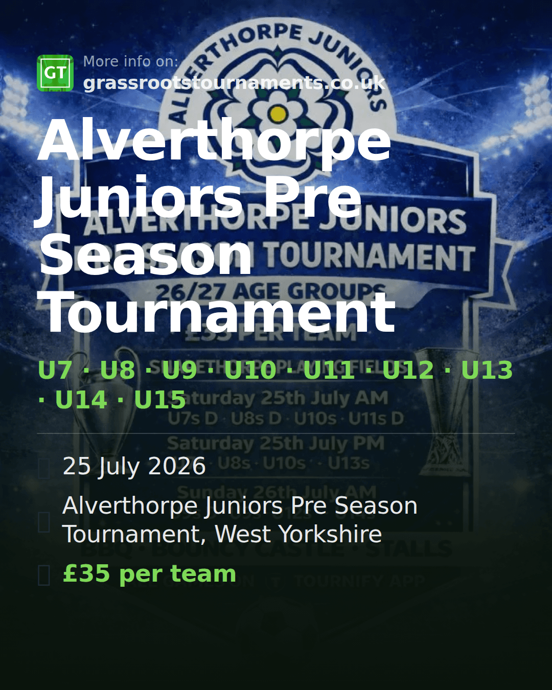 Alverthorpe Juniors Pre Season Tournament — social preview
