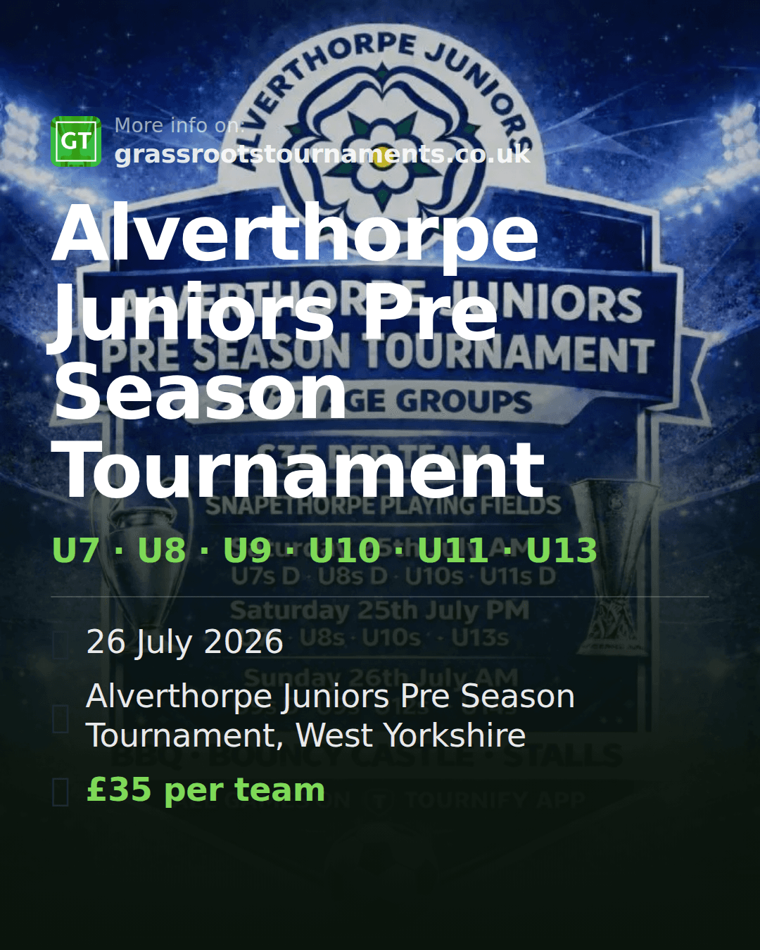Alverthorpe Juniors Pre Season Tournament — social preview