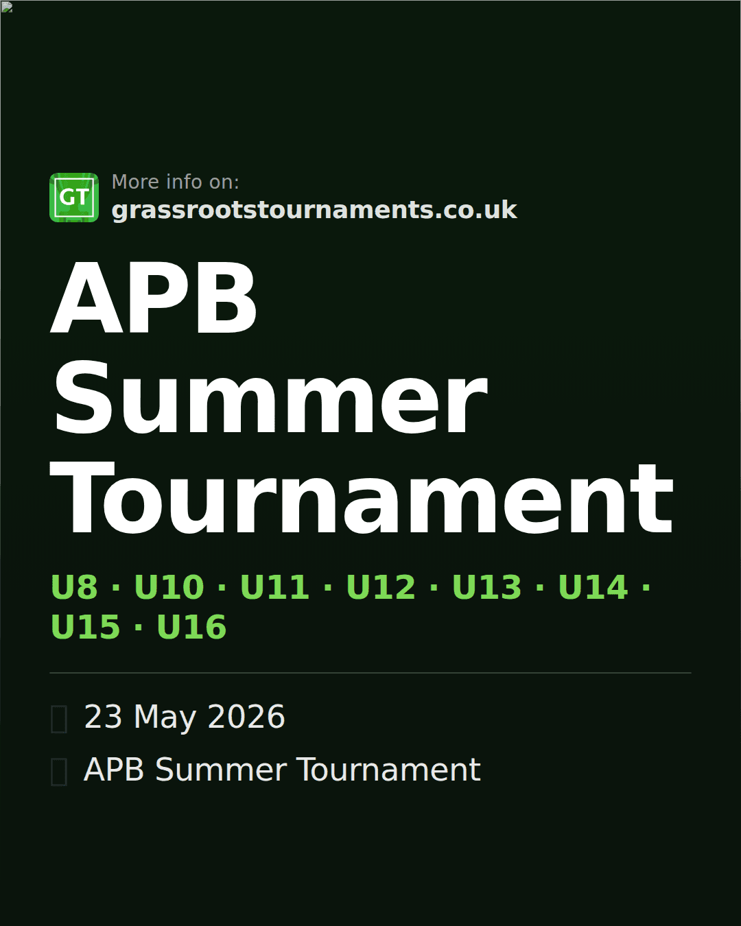 APB Summer Tournament — social preview