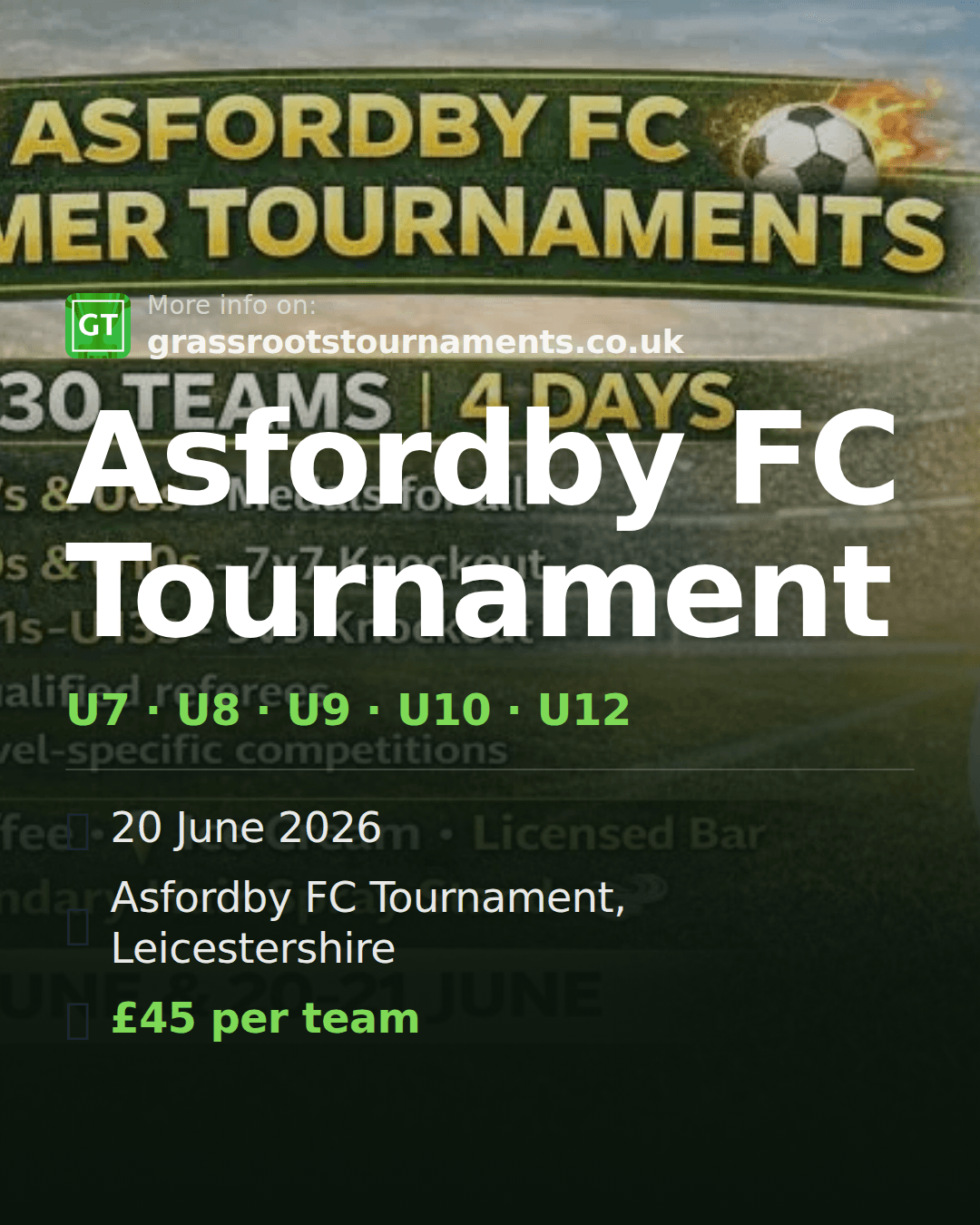 Asfordby FC Tournament — social preview