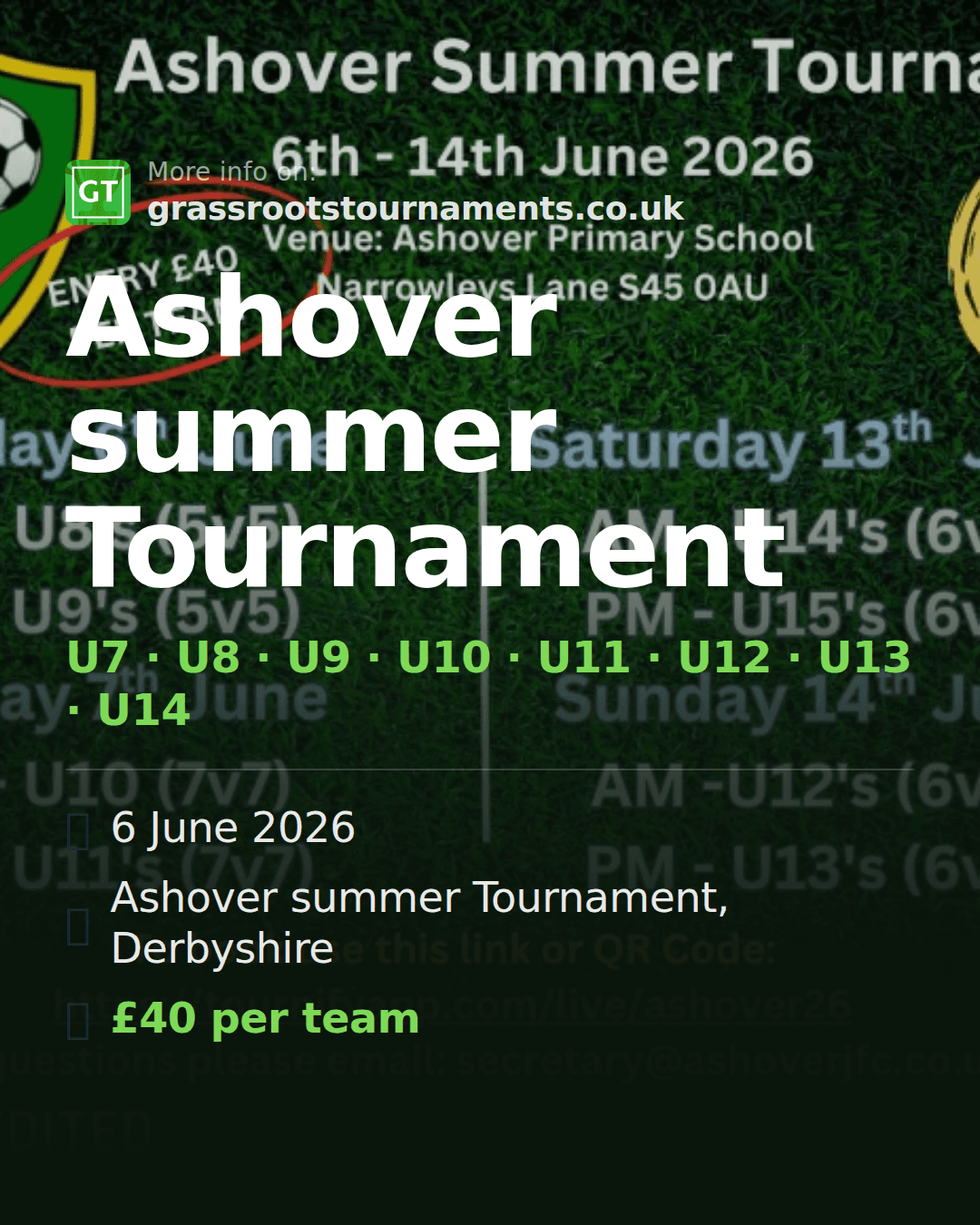 Ashover summer Tournament — social preview