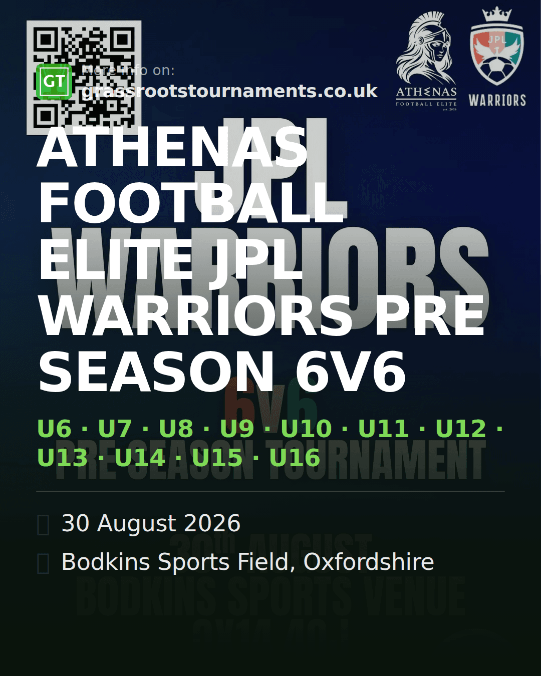 ATHENAS FOOTBALL ELITE JPL WARRIORS PRE SEASON 6V6 — social preview