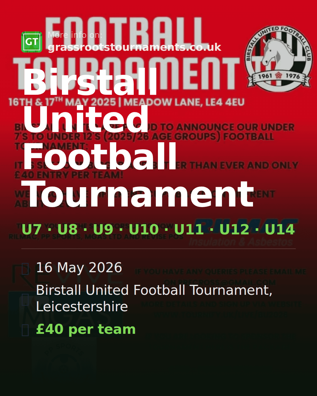 Birstall United Football Tournament — social preview