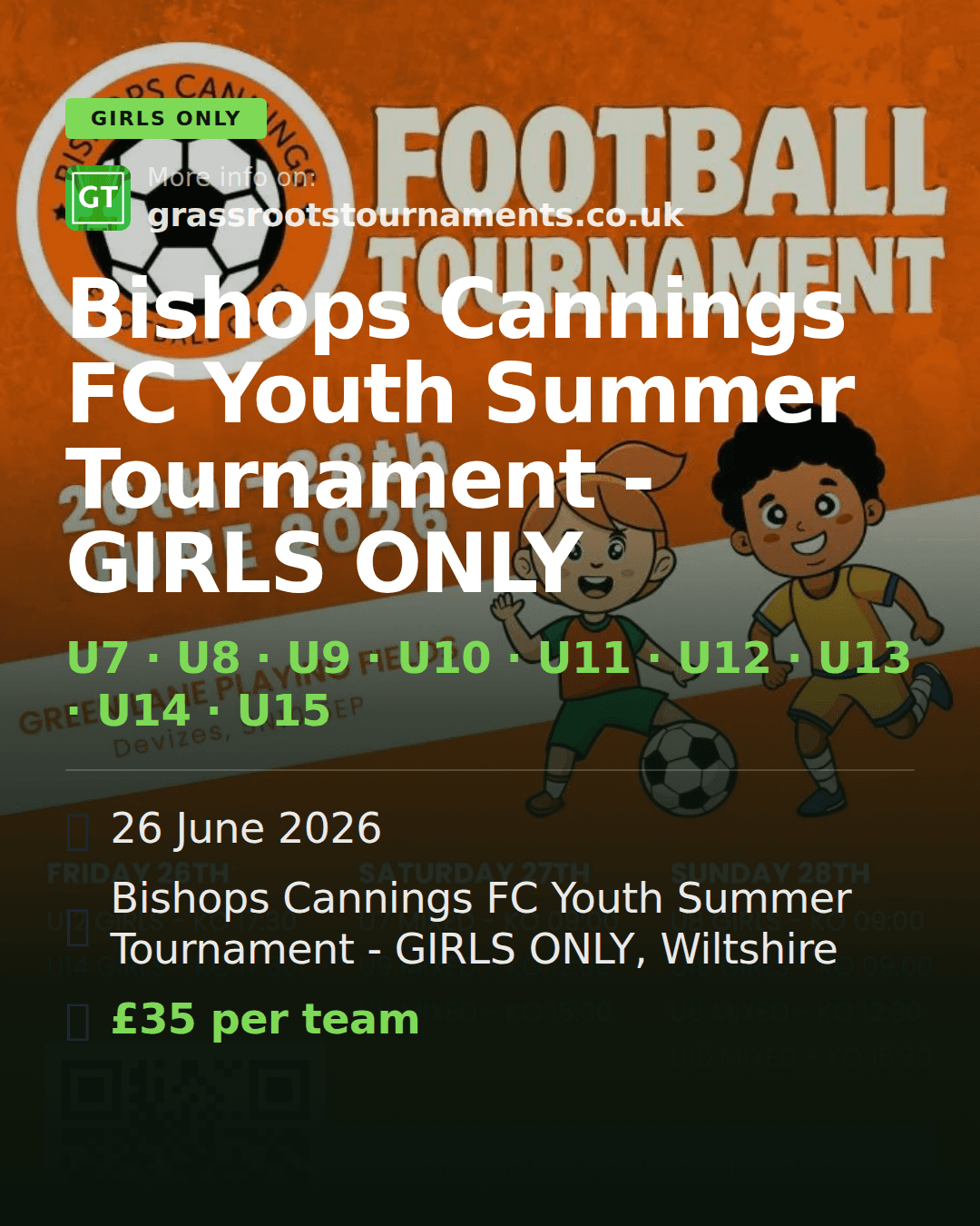 Bishops Cannings FC Youth Summer Tournament - GIRLS ONLY — social preview