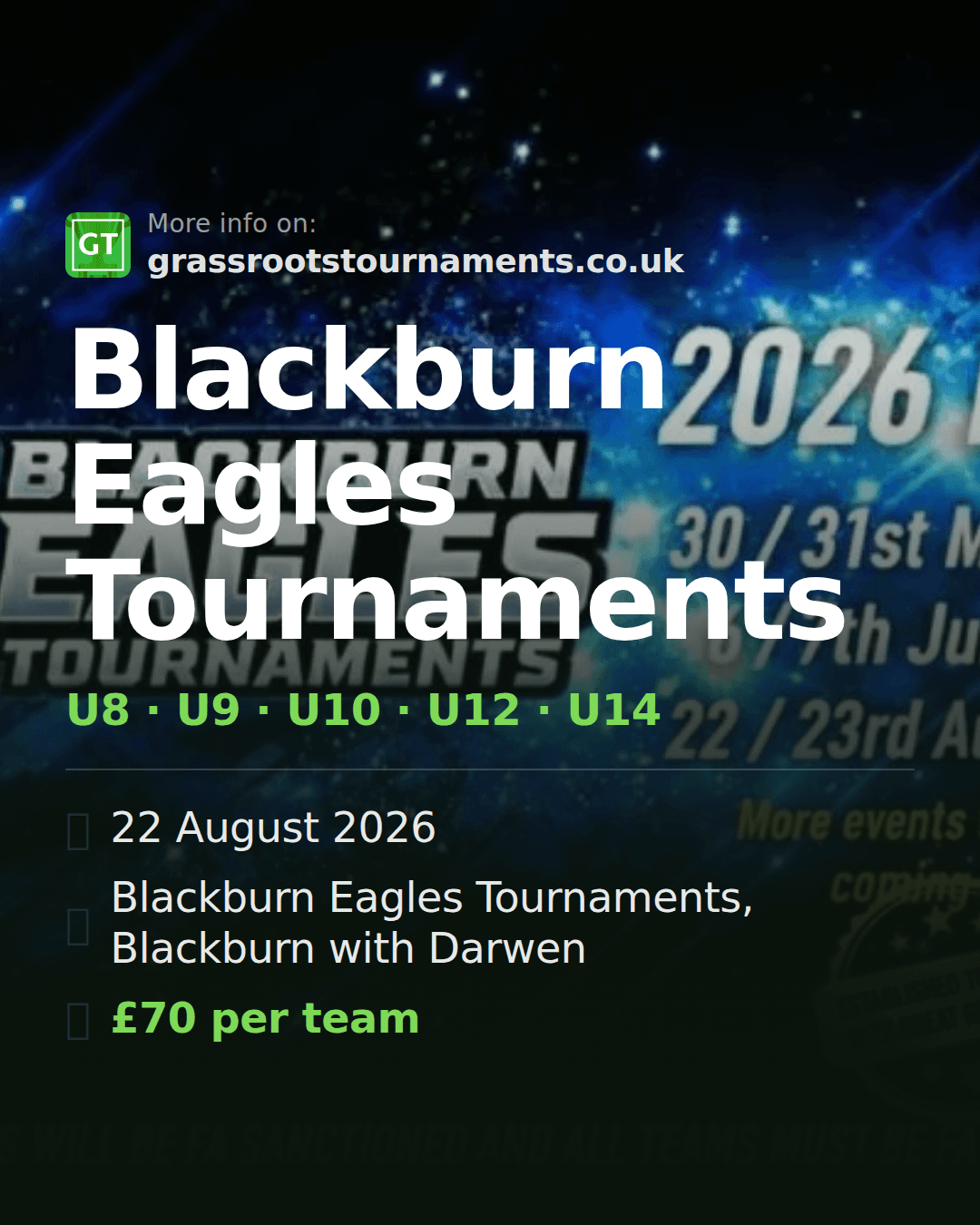 Blackburn Eagles Tournaments — social preview