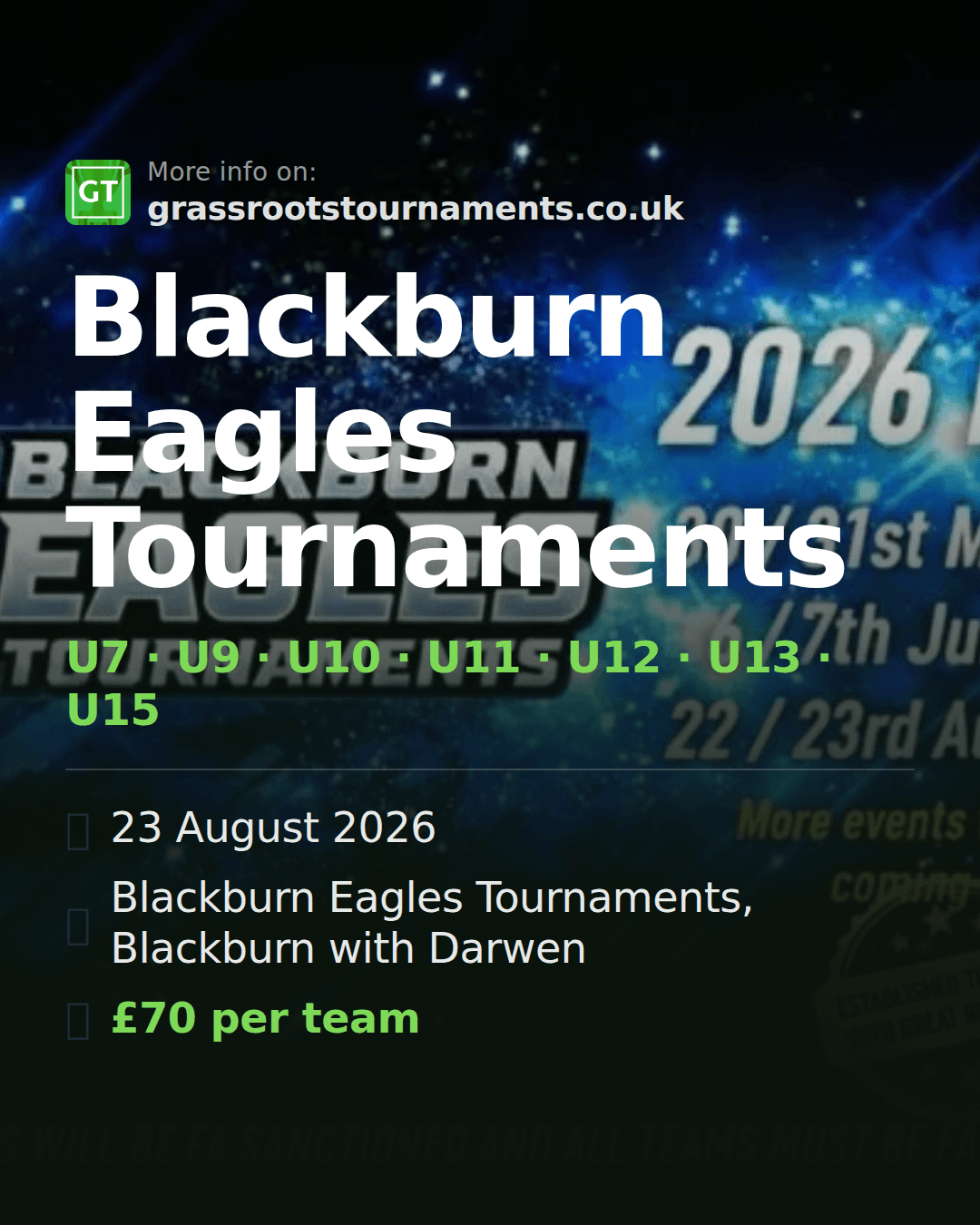 Blackburn Eagles Tournaments — social preview