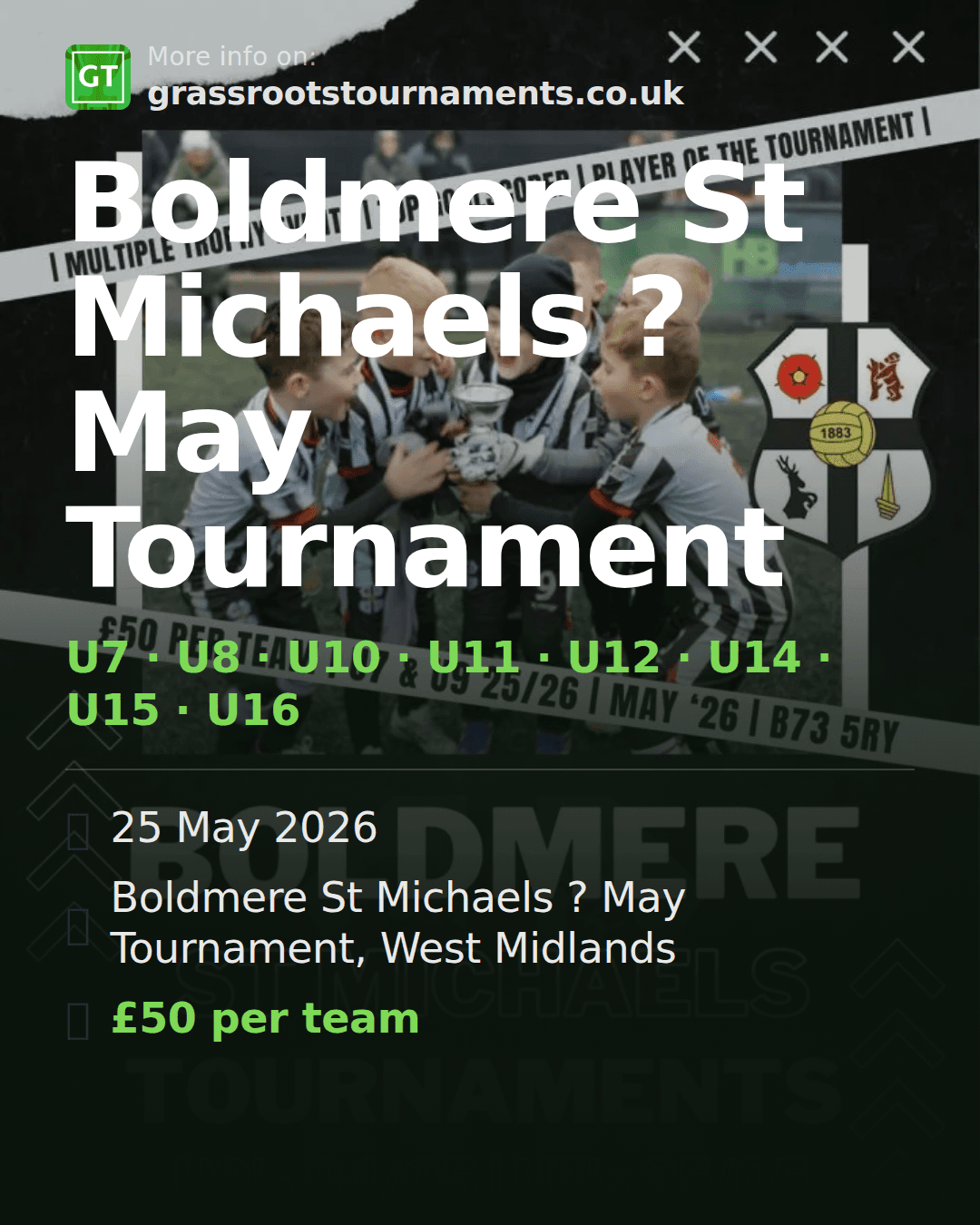 Boldmere St Michaels ? May Tournament — social preview