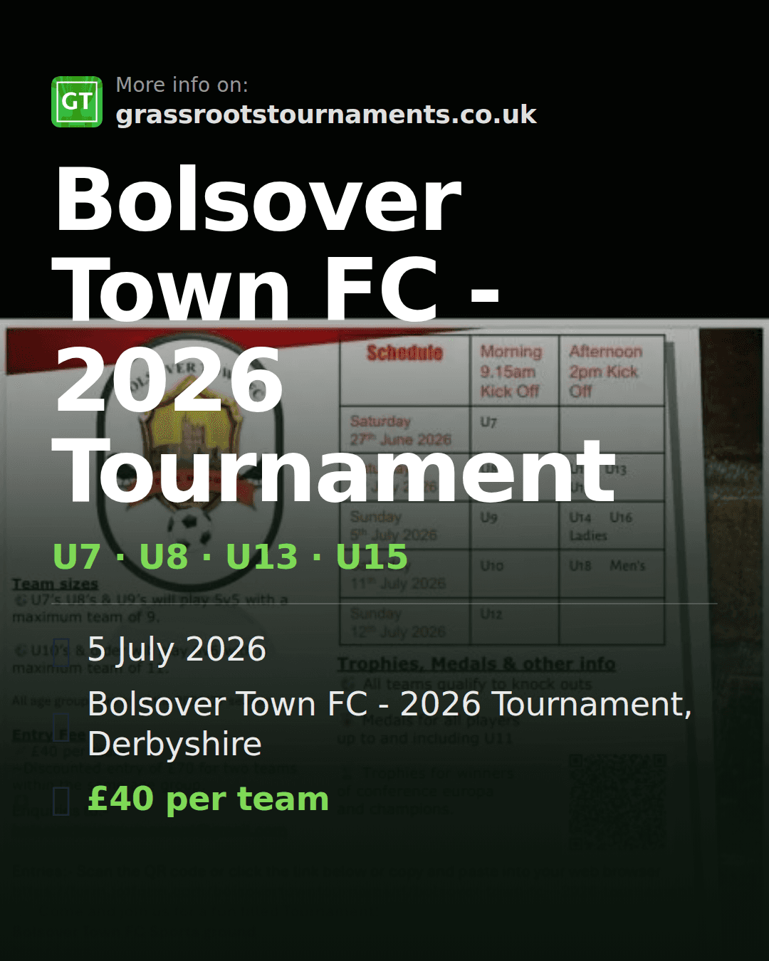 Bolsover Town FC - 2026 Tournament — social preview