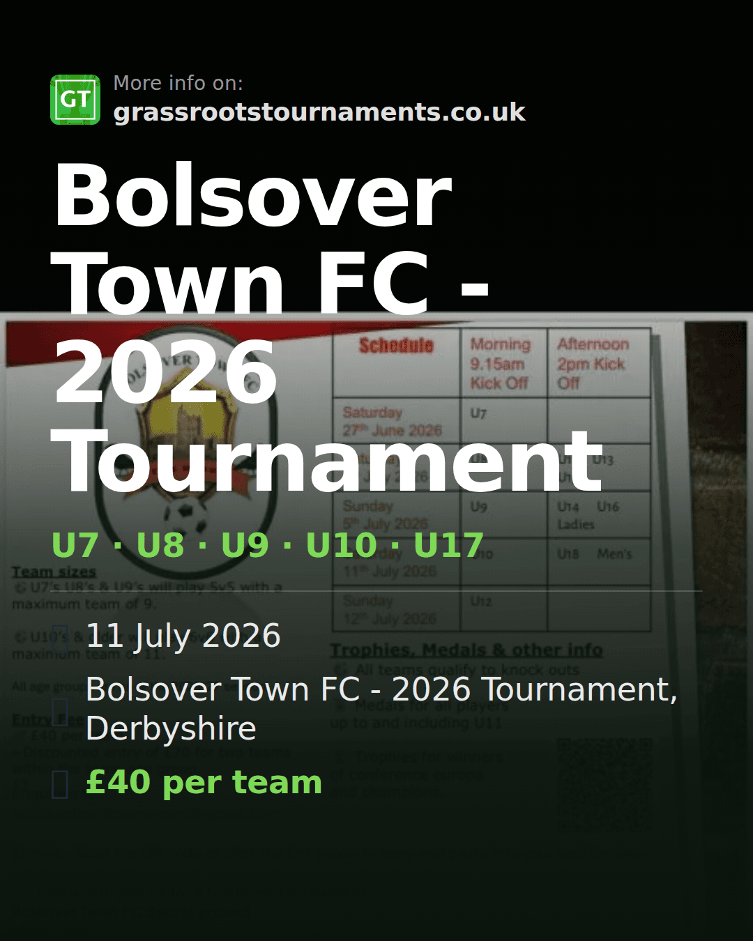 Bolsover Town FC - 2026 Tournament — social preview