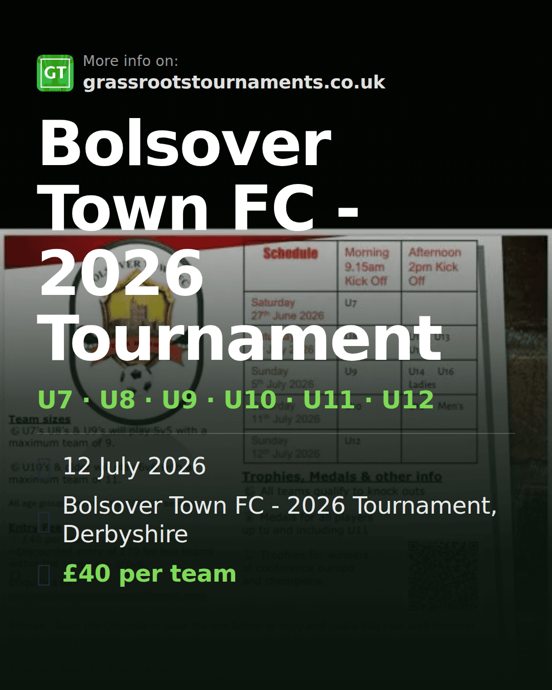 Bolsover Town FC - 2026 Tournament — social preview