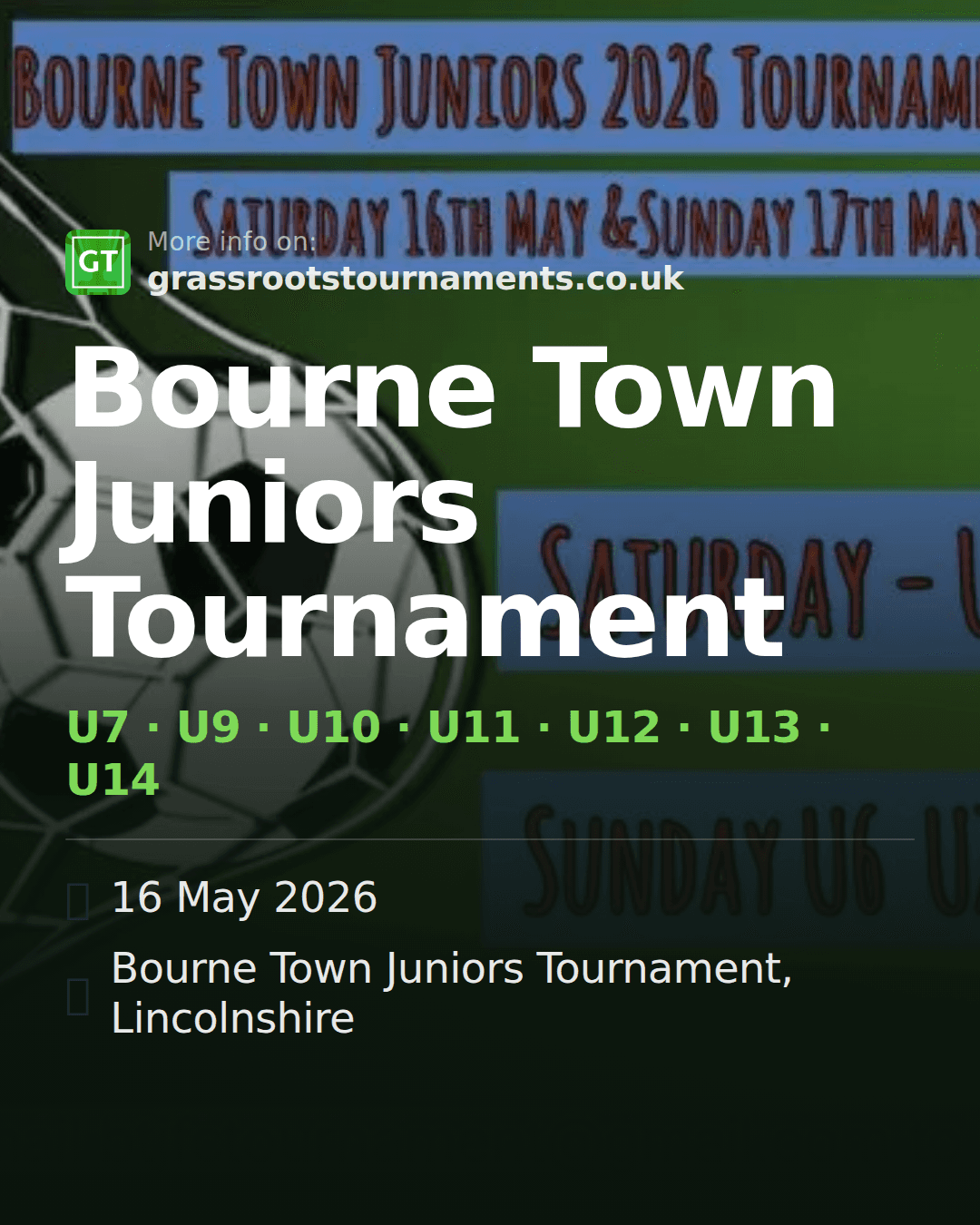 Bourne Town Juniors Tournament — social preview