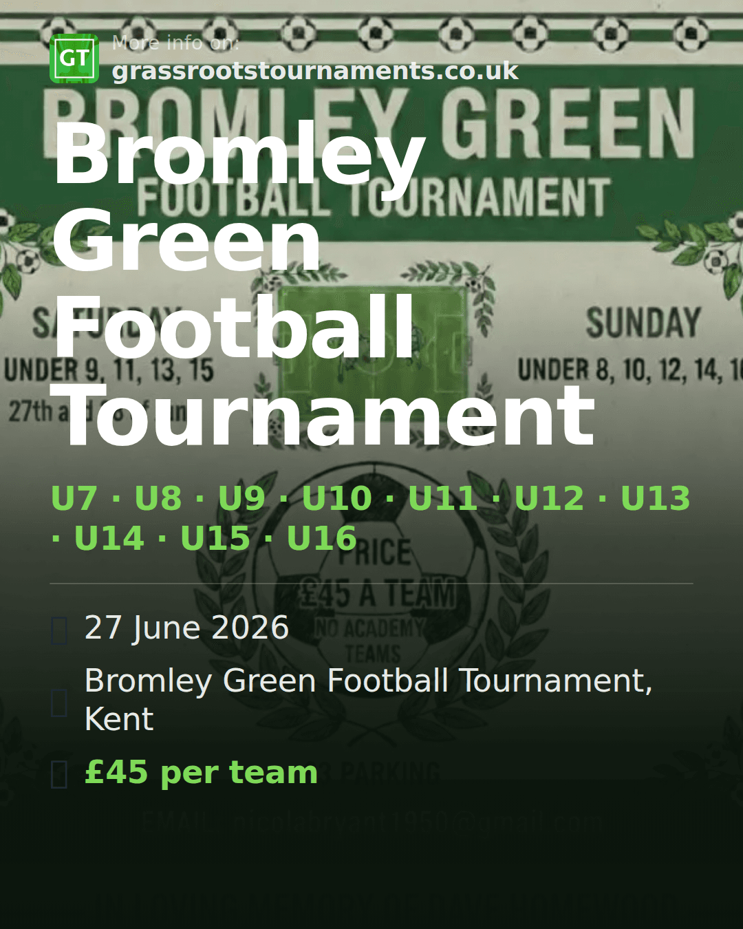 Bromley Green Football Tournament — social preview