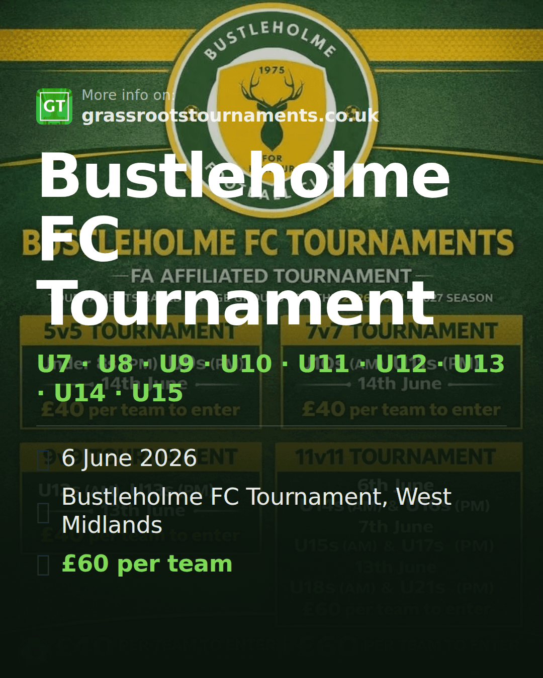 Bustleholme FC Tournament — social preview