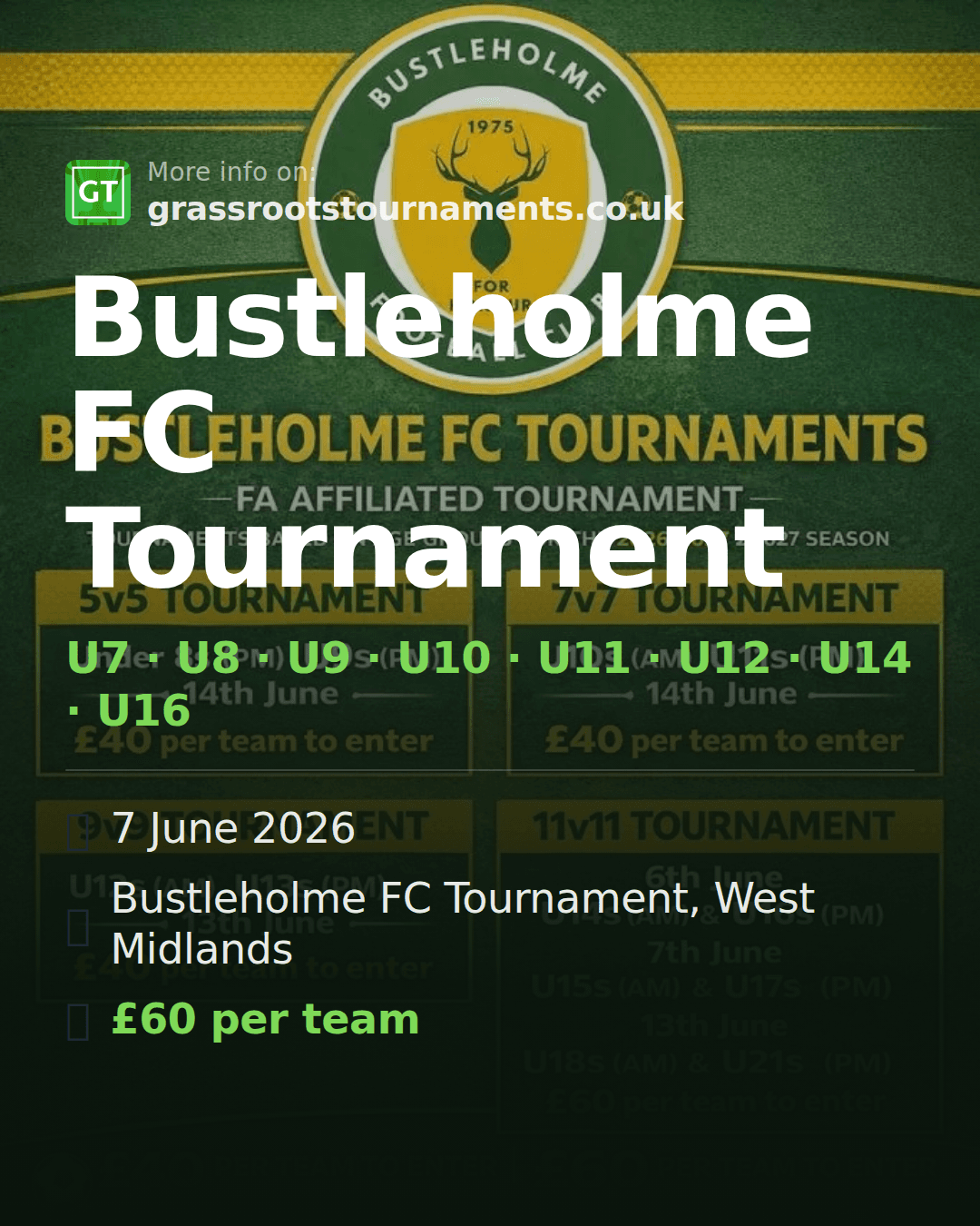 Bustleholme FC Tournament — social preview