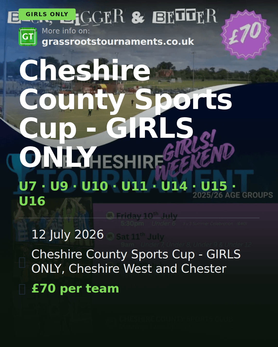 Cheshire County Sports Cup - GIRLS ONLY — social preview