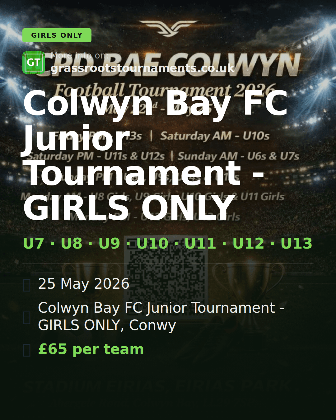Colwyn Bay FC Junior Tournament - GIRLS ONLY — social preview