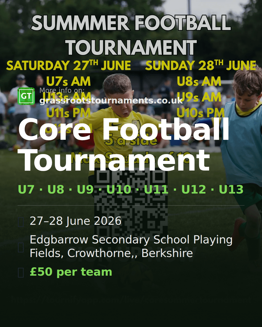Core Football Tournament — social preview