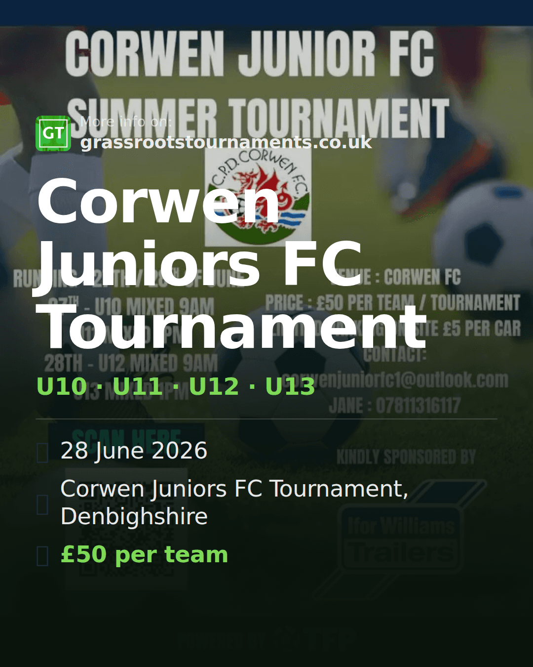 Corwen Juniors FC Tournament — social preview