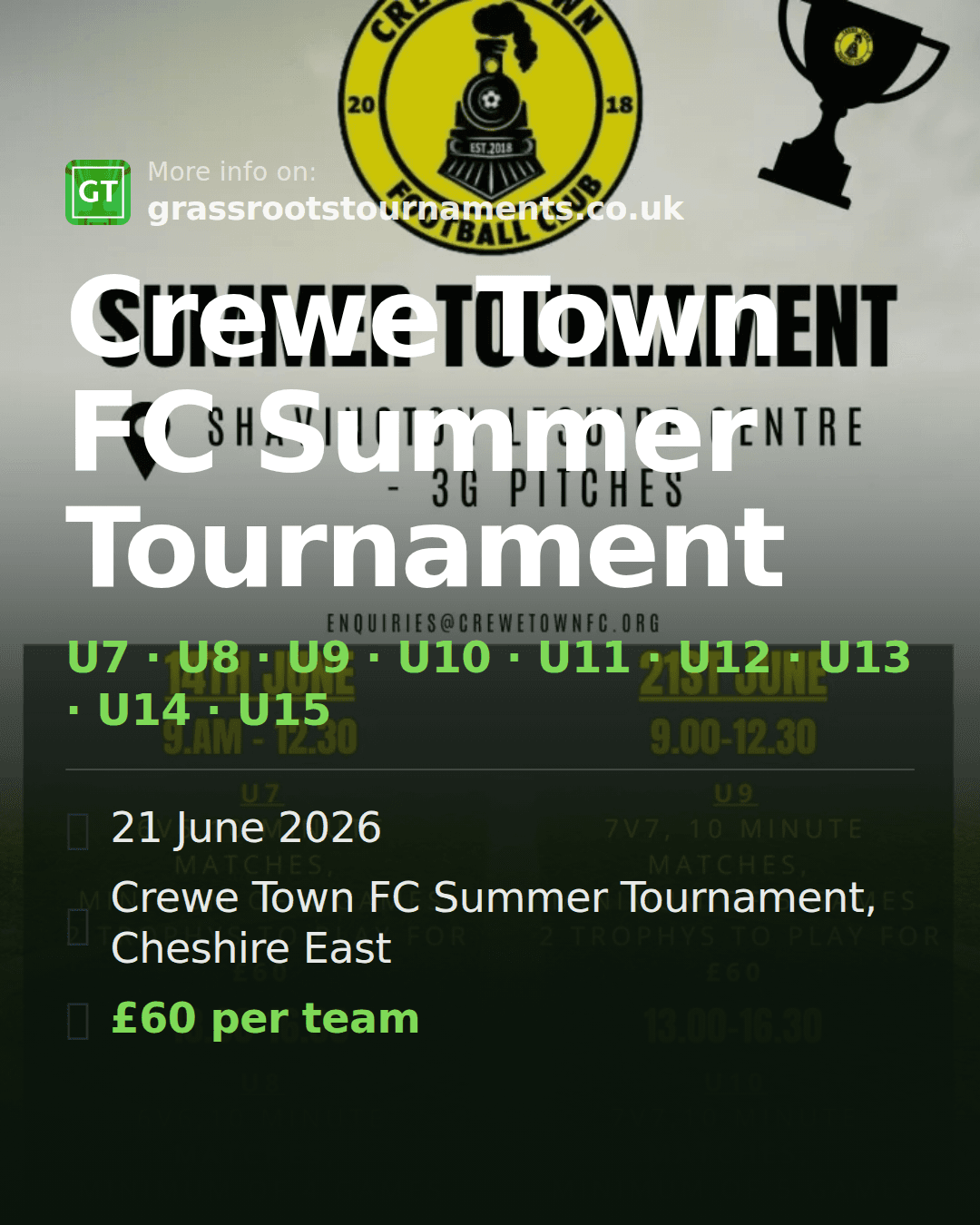 Crewe Town FC Summer Tournament — social preview